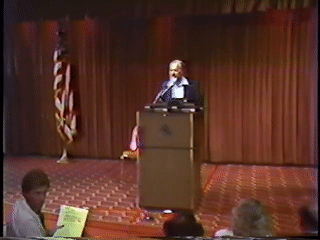 Rabbi Kahane speaks at Bottom Line 1985 Video 2 18 00:08:11